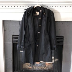 Michael Kors Trench Coat with Hood and Belt